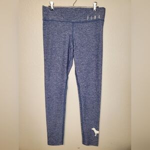 PINK Victoria's Secret Heathered Blue Leggings